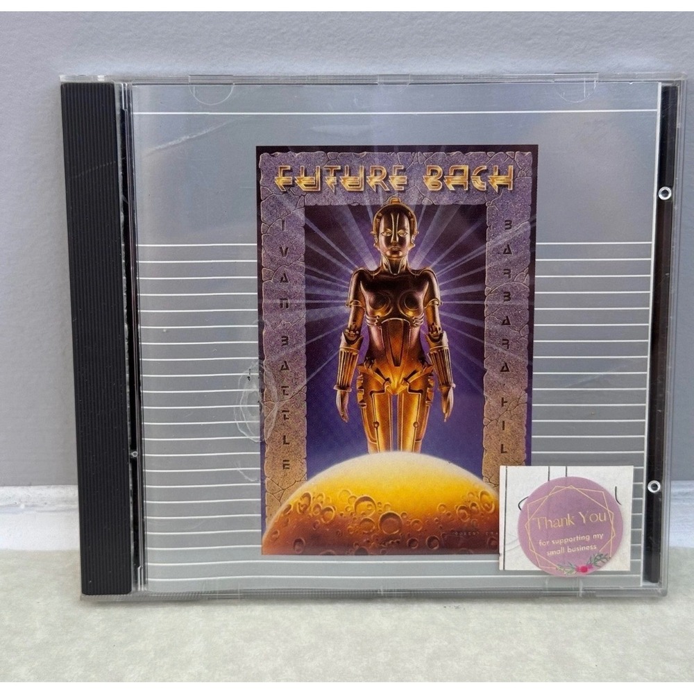 Future Bach: Barbara Hill Ivan Battle (CD 1990 Kos) Electronic Classical KSD-190
